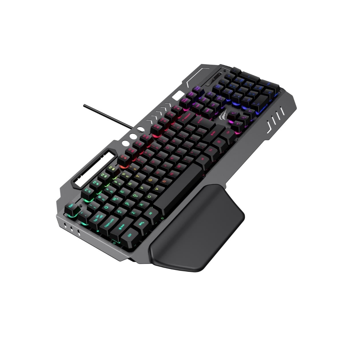 Havit Gamenote KB838L Rainbow Aydınlatma Oyuncu Klavyesi - Siyah