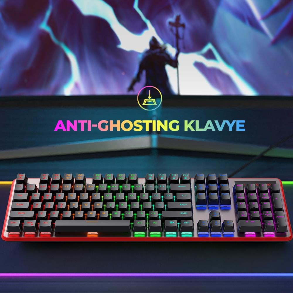 Havit Gamenote KB870L RGB Backlit Gaming Mekanik Klavye
