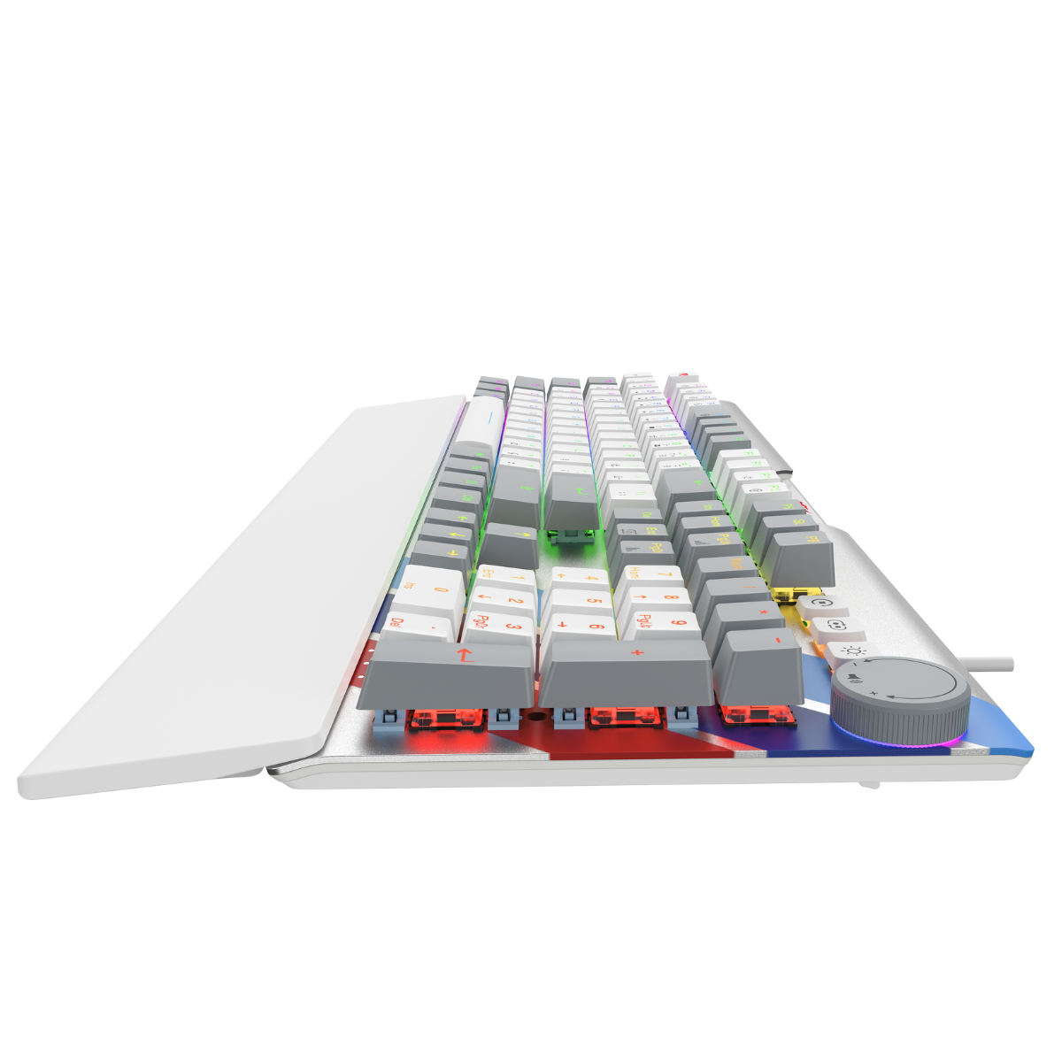 Havit Gamenote KB898L Pro Mekanik RGB Oyuncu Klavyesi – Full-Key Rollover - Beyaz