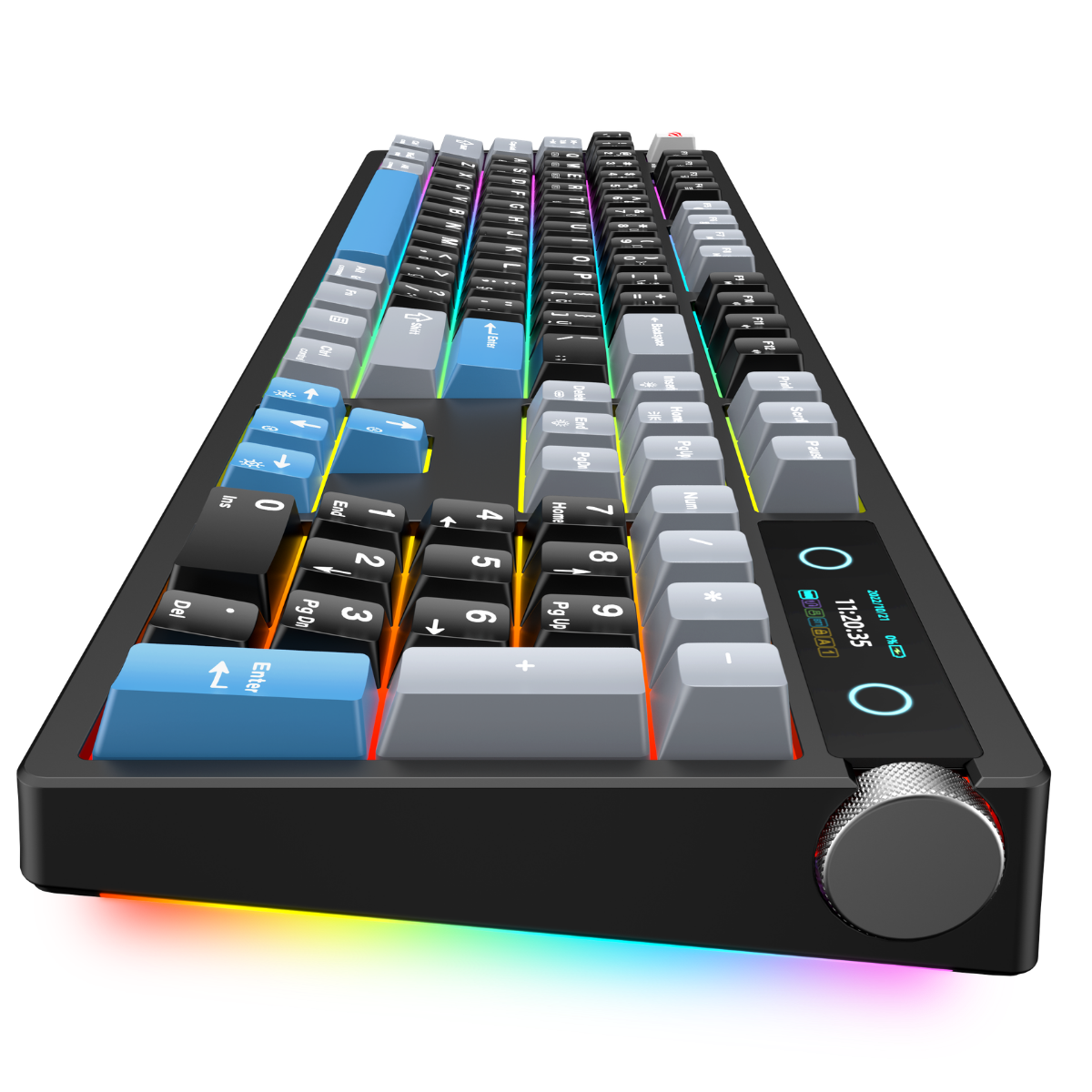 Havit Gamenote KB912L RGB Kablosuz Mekanik Klavye - Siyah