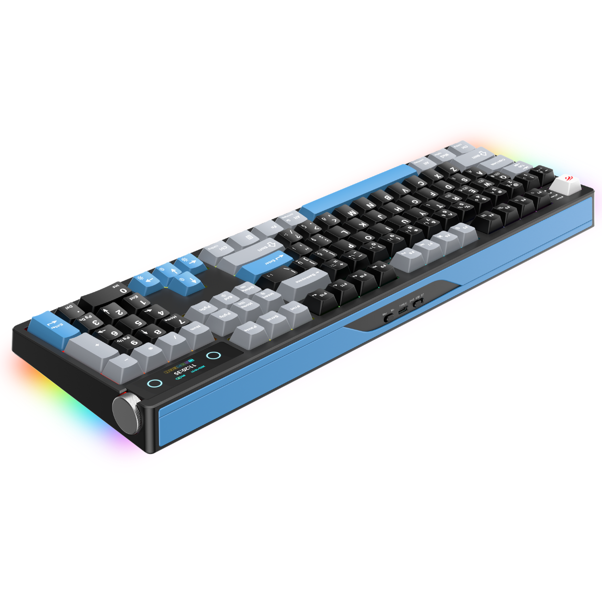 Havit Gamenote KB912L RGB Kablosuz Mekanik Klavye - Siyah