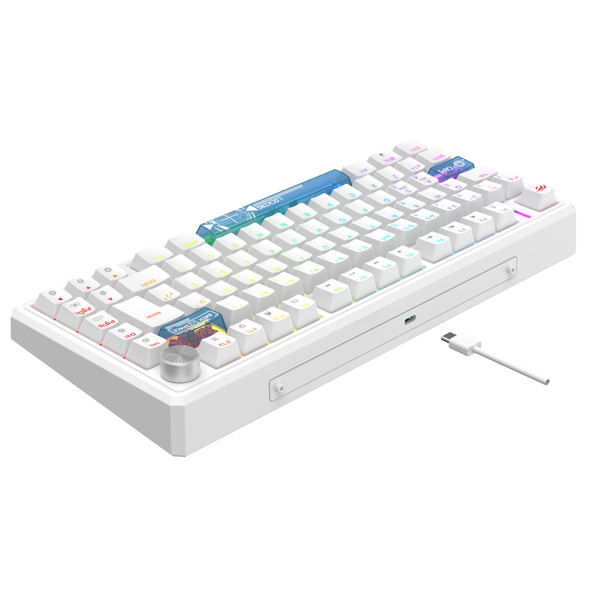 Havit Gamenote KB916L Pro-TUR Oyuncu Klavye - Beyaz