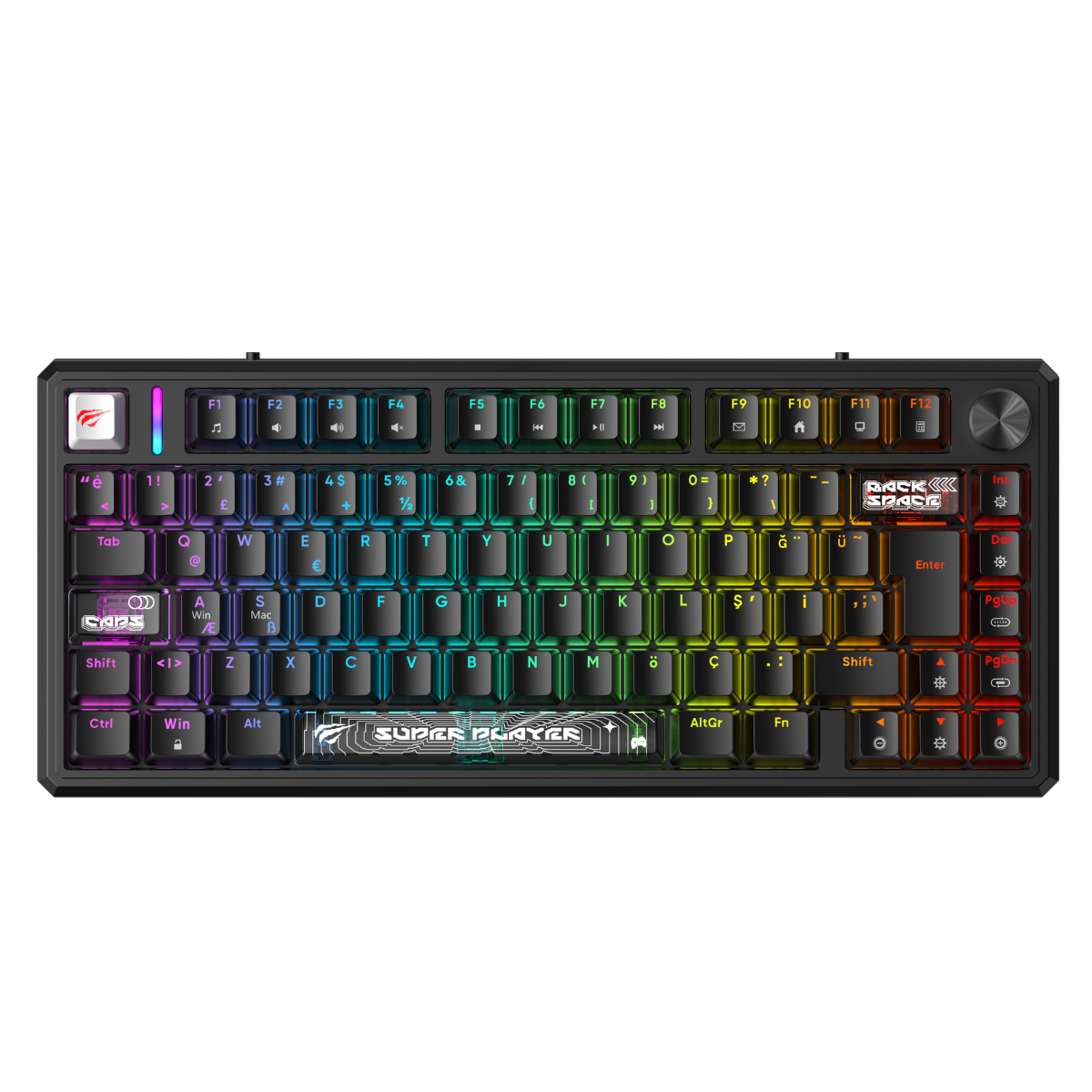 Havit Gamenote KB916L Pro-TUR Oyuncu Klavye - Siyah