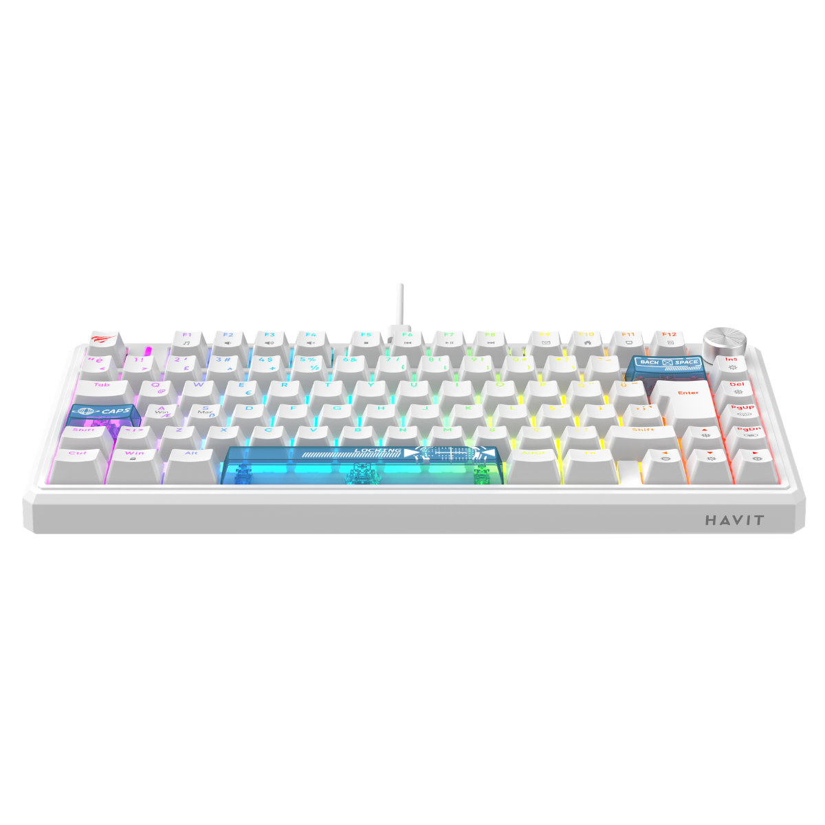 Havit Gamenote KB916L Pro-TUR Oyuncu Klavye - Beyaz