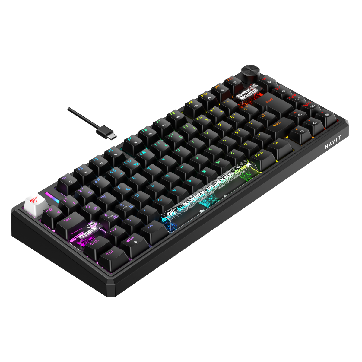 Havit Gamenote KB916L Pro-TUR Oyuncu Klavye - Siyah