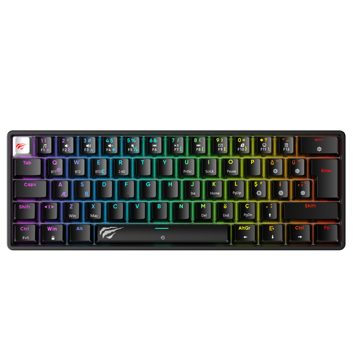 Havit Gamenote KB920L Plus-TUR Oyuncu Klavyesi - Siyah