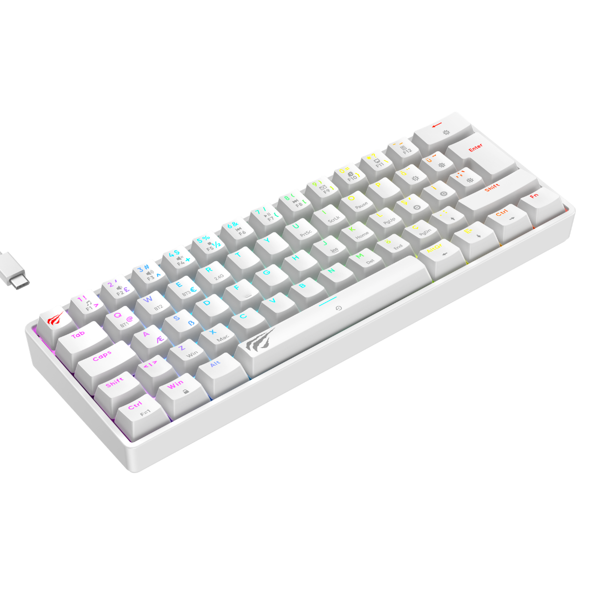 Havit Gamenote KB920L Plus-TUR Oyuncu Klavyesi - Beyaz