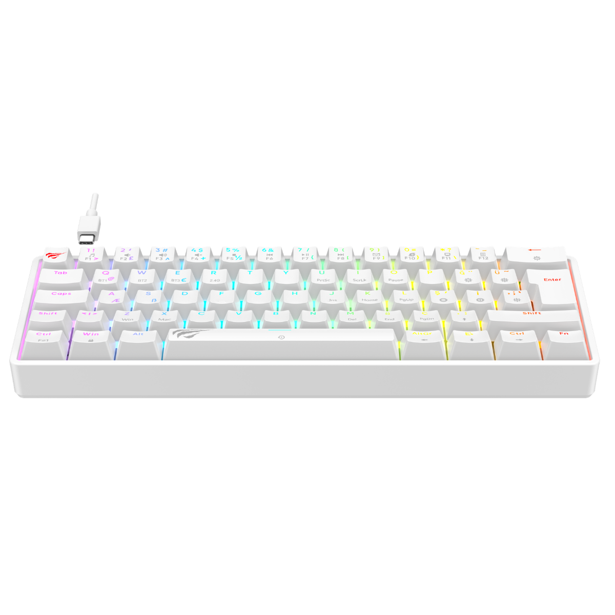 Havit Gamenote KB920L Plus-TUR Oyuncu Klavyesi - Beyaz