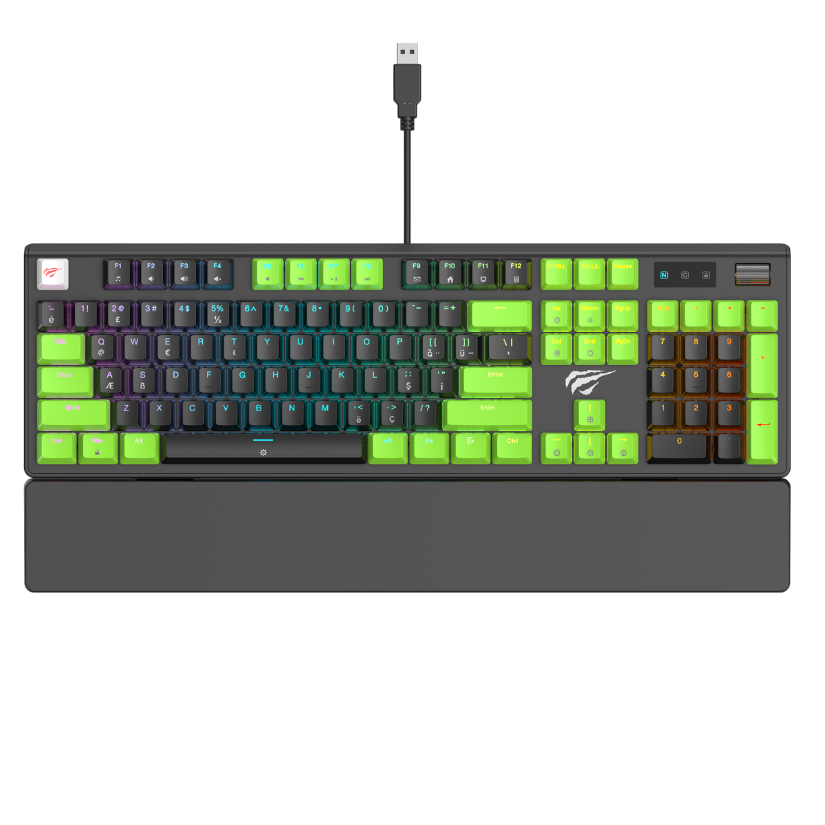 Havit Gamenote KB926L-TUR Oyuncu Klavye - Siyah