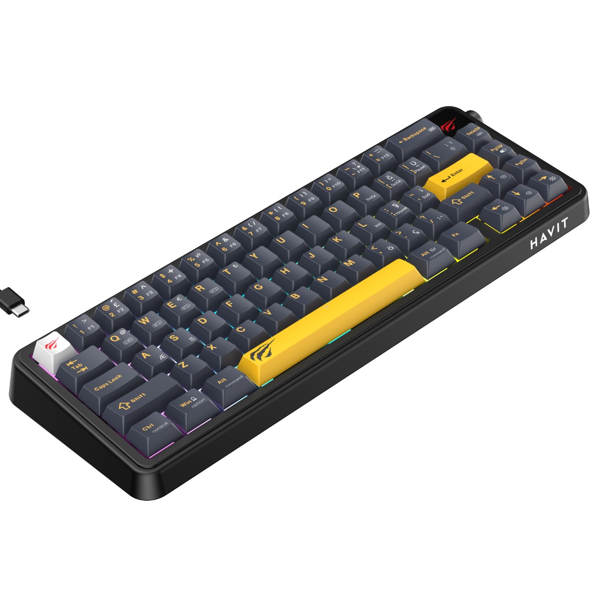 Havit Gamenote KB932L Pro-TUR Oyuncu Klavyesi - Siyah