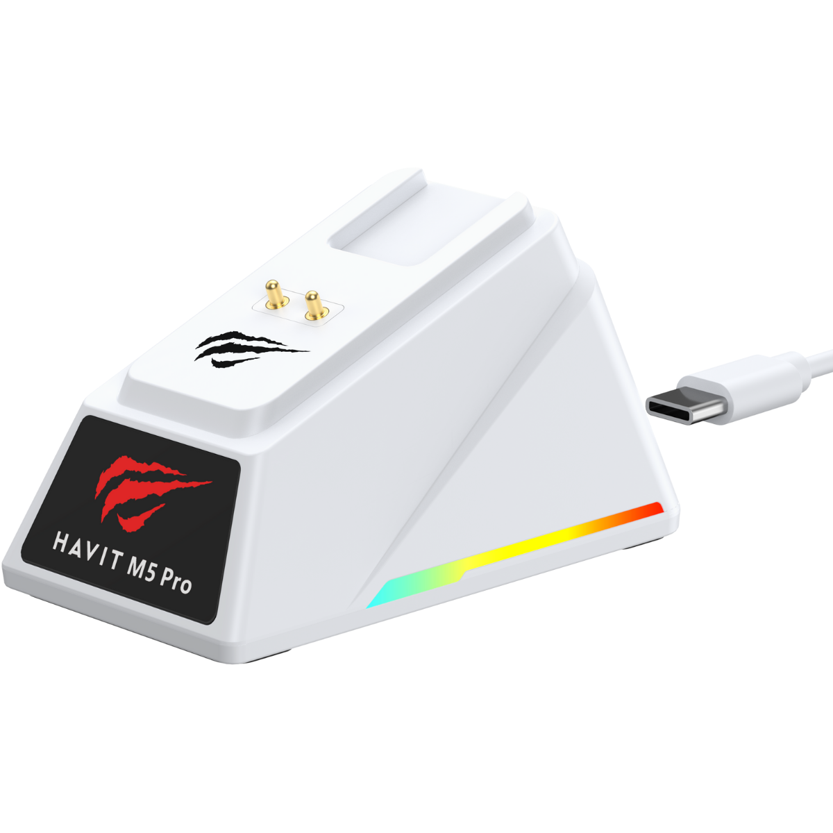 HAVİT GAMENOTE M5 PRO SUPERLİGHT WİRELESS GAMİNG MOUSE - EKRANLI PAW3950 - BEYAZ
