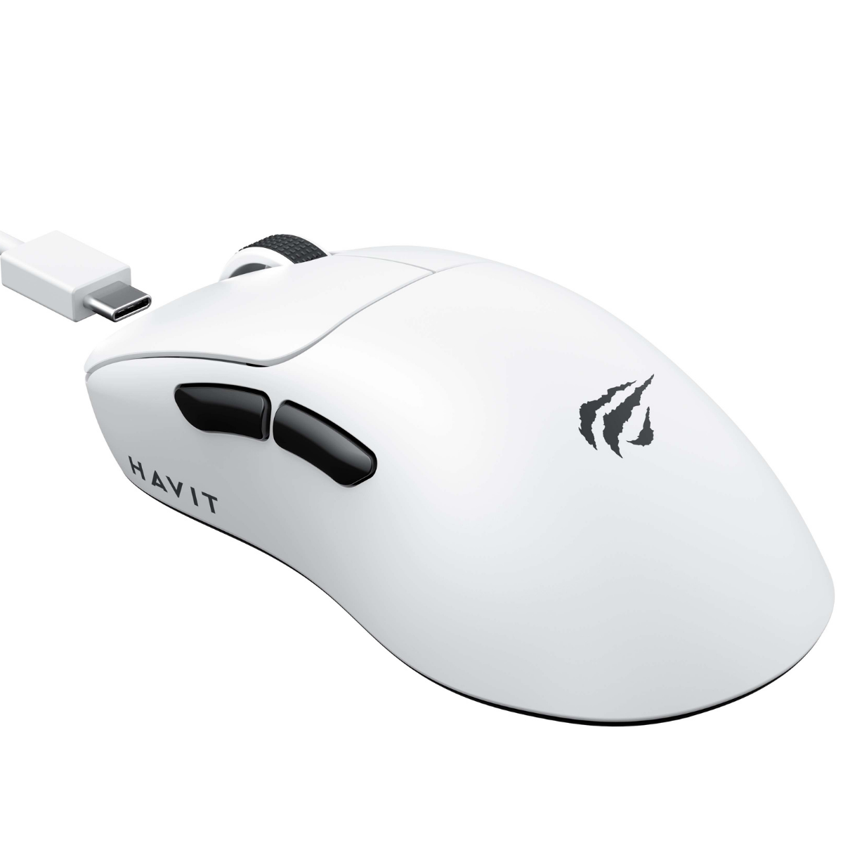 Havit Gamenote MS955WB Wireless Gaming Mouse - Ekranlı - Beyaz