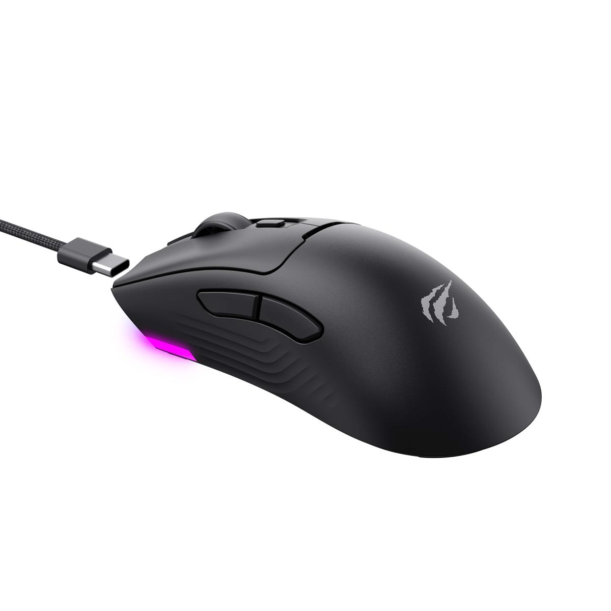 Havit Gamenote MS966WB RGB Wireless Gaming Mouse 4 Modlu - Siyah