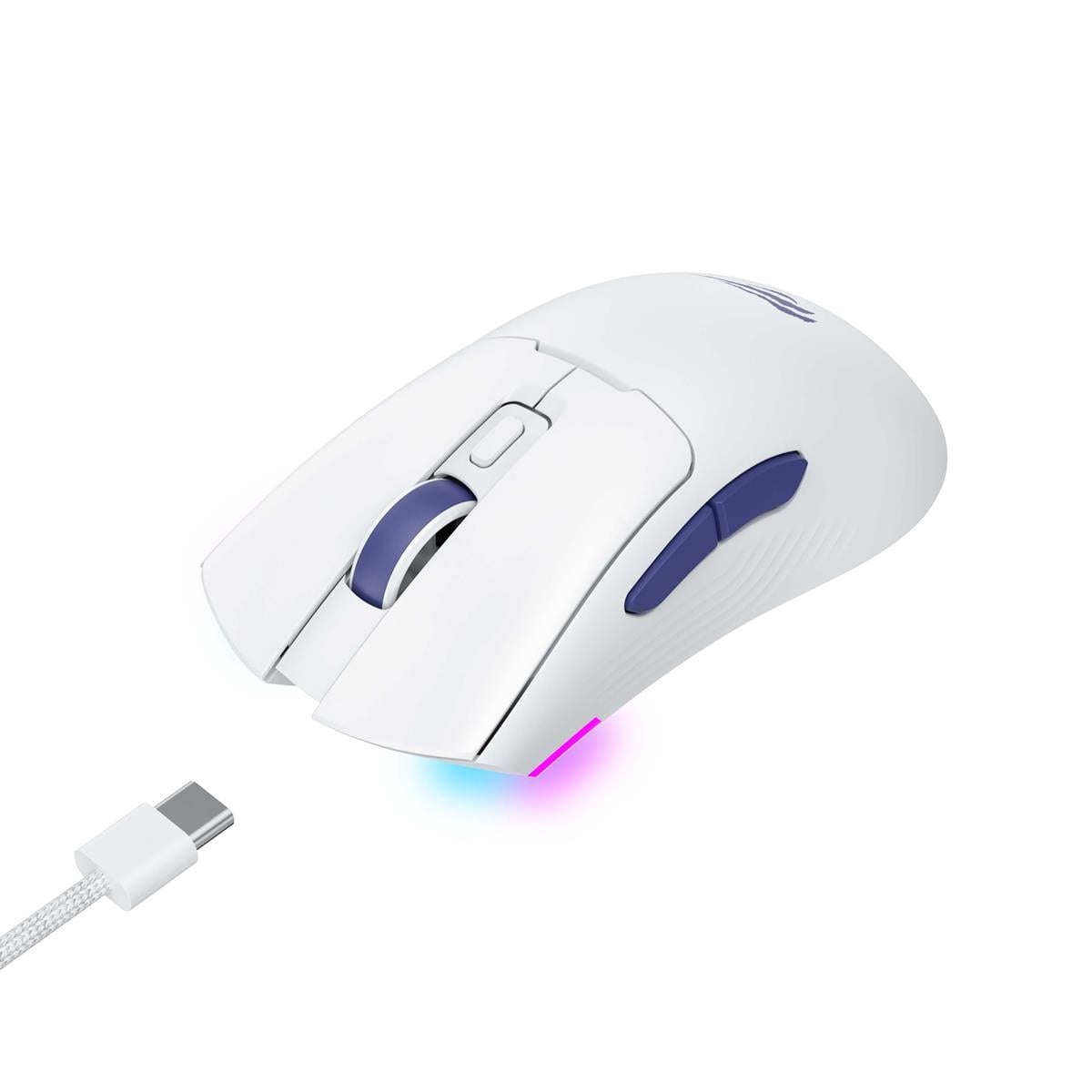 Havit Gamenote MS966WB RGB Wireless Gaming Mouse 4 Modlu - Beyaz