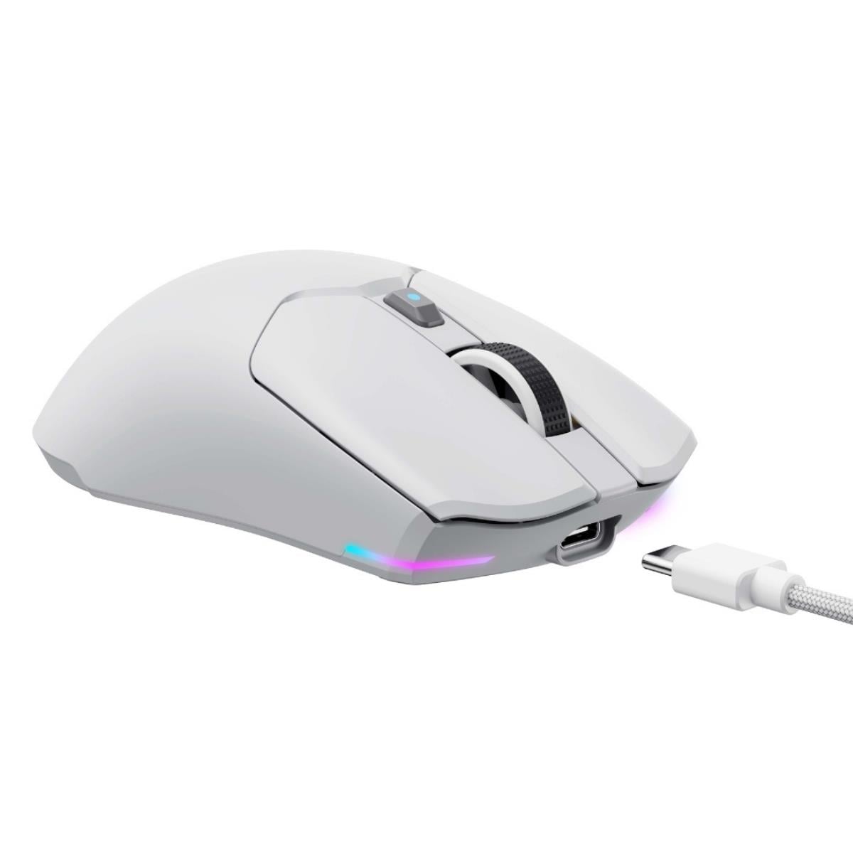 Havit Gamenote MS974WB Tri-Mode RGB Kablosuz Gaming Mouse - Beyaz