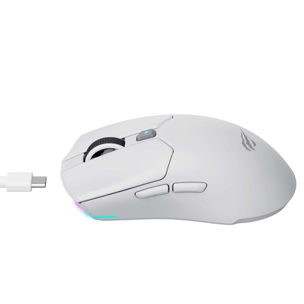 Havit Gamenote MS974WB Tri-Mode RGB Kablosuz Gaming Mouse - Beyaz