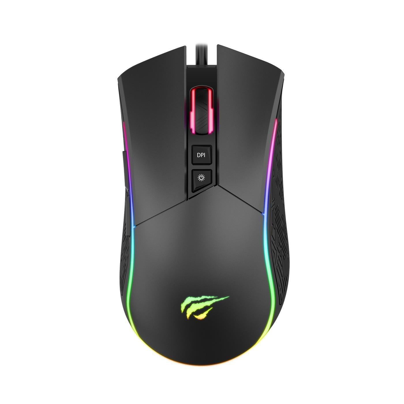 Havit Gamenote Snipe MS1001S-V2 RGB Gaming Makrolu Oyuncu Mouse