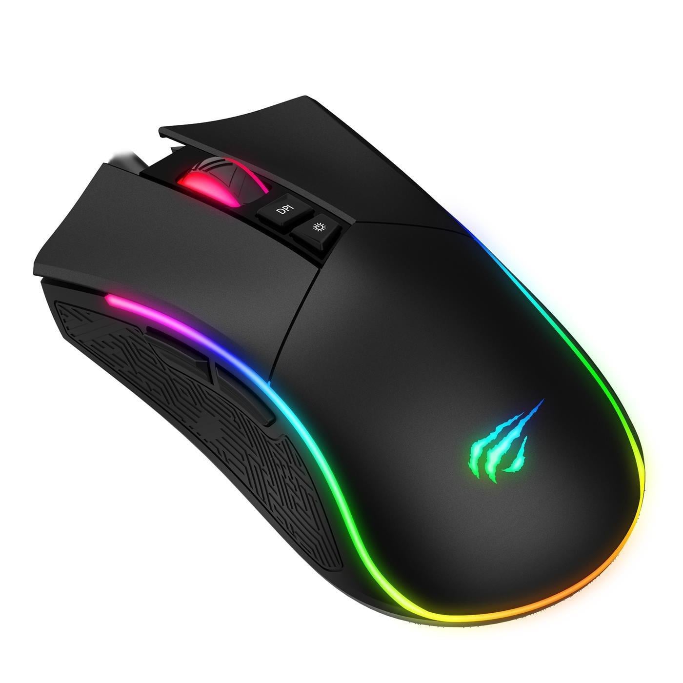Havit Gamenote Snipe MS1001S-V2 RGB Gaming Makrolu Oyuncu Mouse