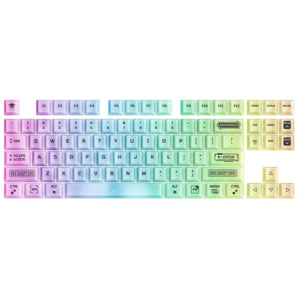 Havit H.Kraken KC005 Keycaps 123 Parça Gaming Mekanik Klavye Tuş Takımı