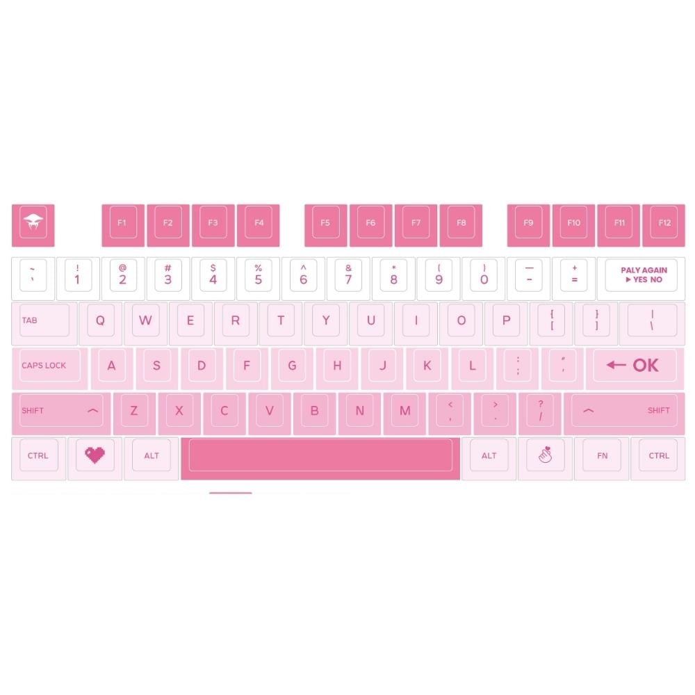 Havit H.Kraken KC003 Keycaps 123 Parça Gaming Mekanik Klavye Tuş Takımı