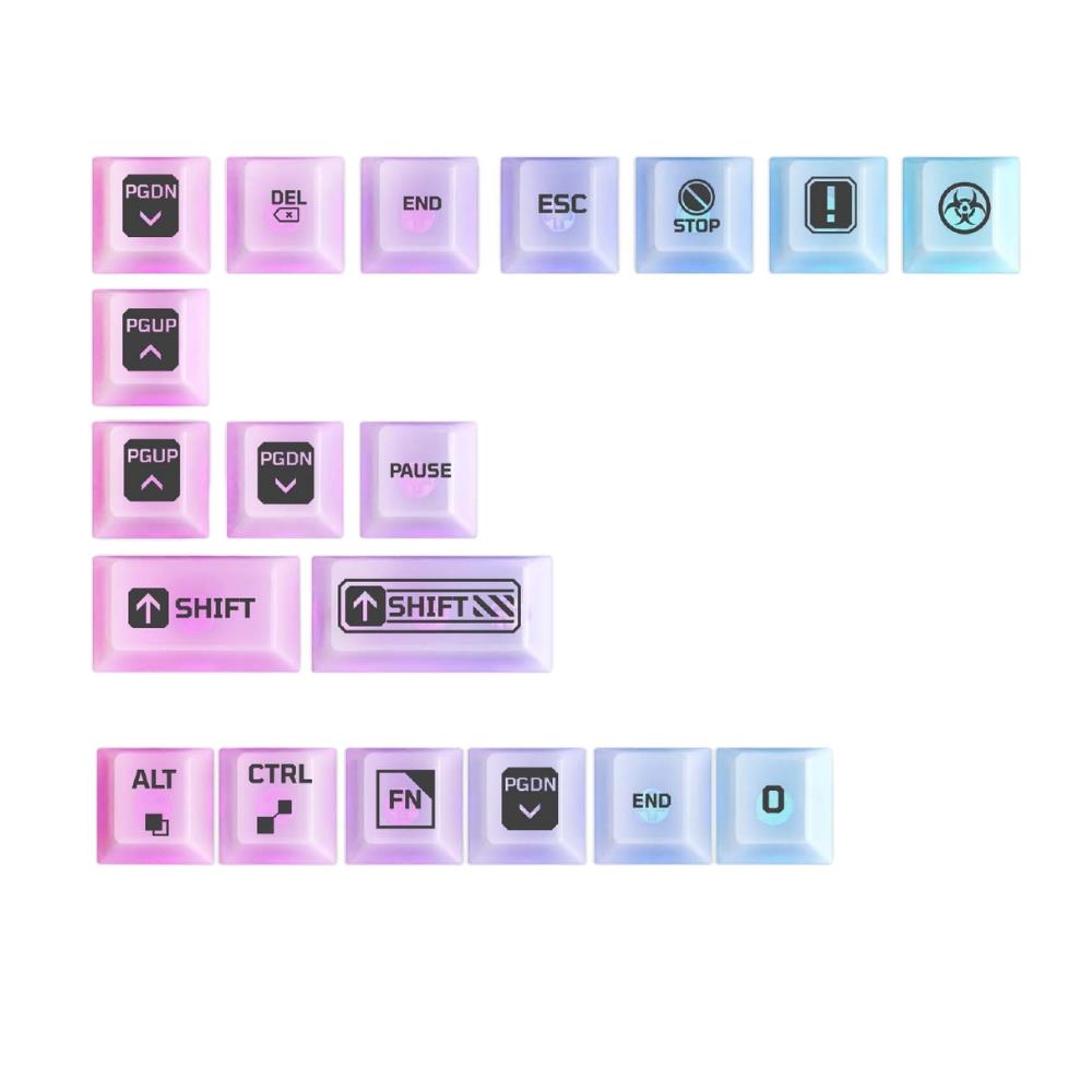 Havit H.Kraken KC005 Keycaps 123 Parça Gaming Mekanik Klavye Tuş Takımı