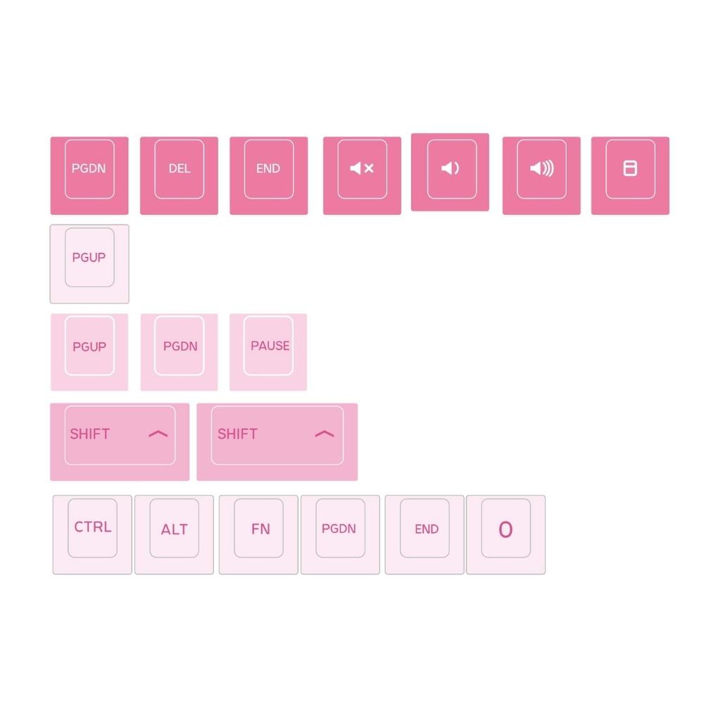 Havit H.Kraken KC003 Keycaps 123 Parça Gaming Mekanik Klavye Tuş Takımı