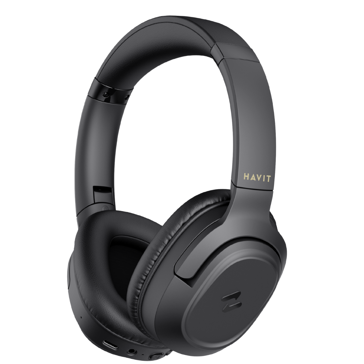 Havit H612BT Bluetooth Kulaküstü Kulaklık - 50 Saat, Katlanabilir - Siyah