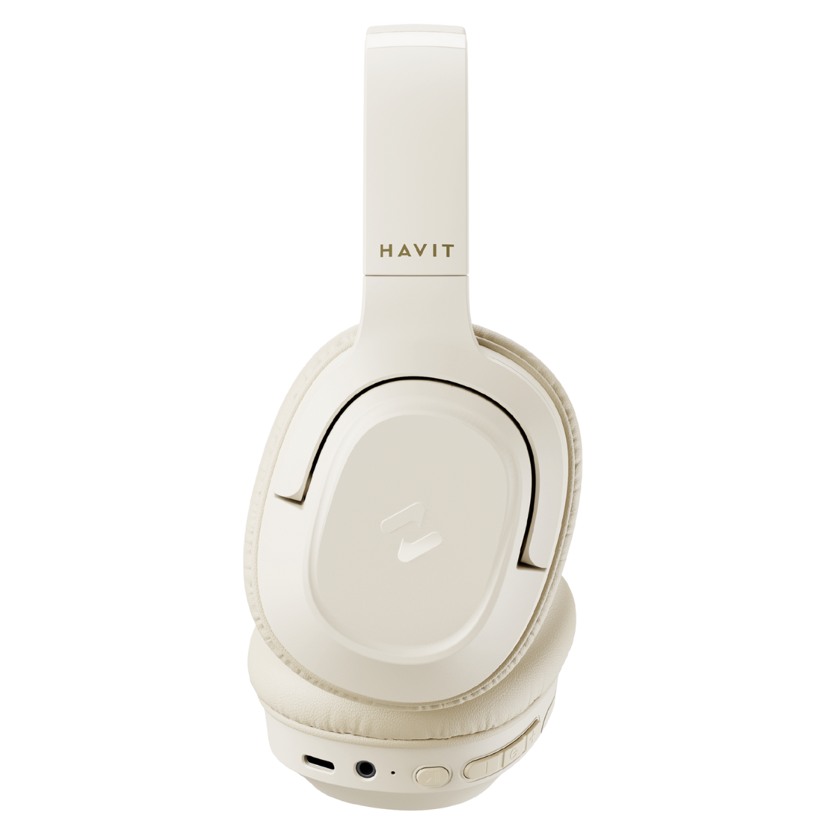 Havit H612BT Bluetooth Kulaküstü Kulaklık - 50 Saat, Katlanabilir - Bej