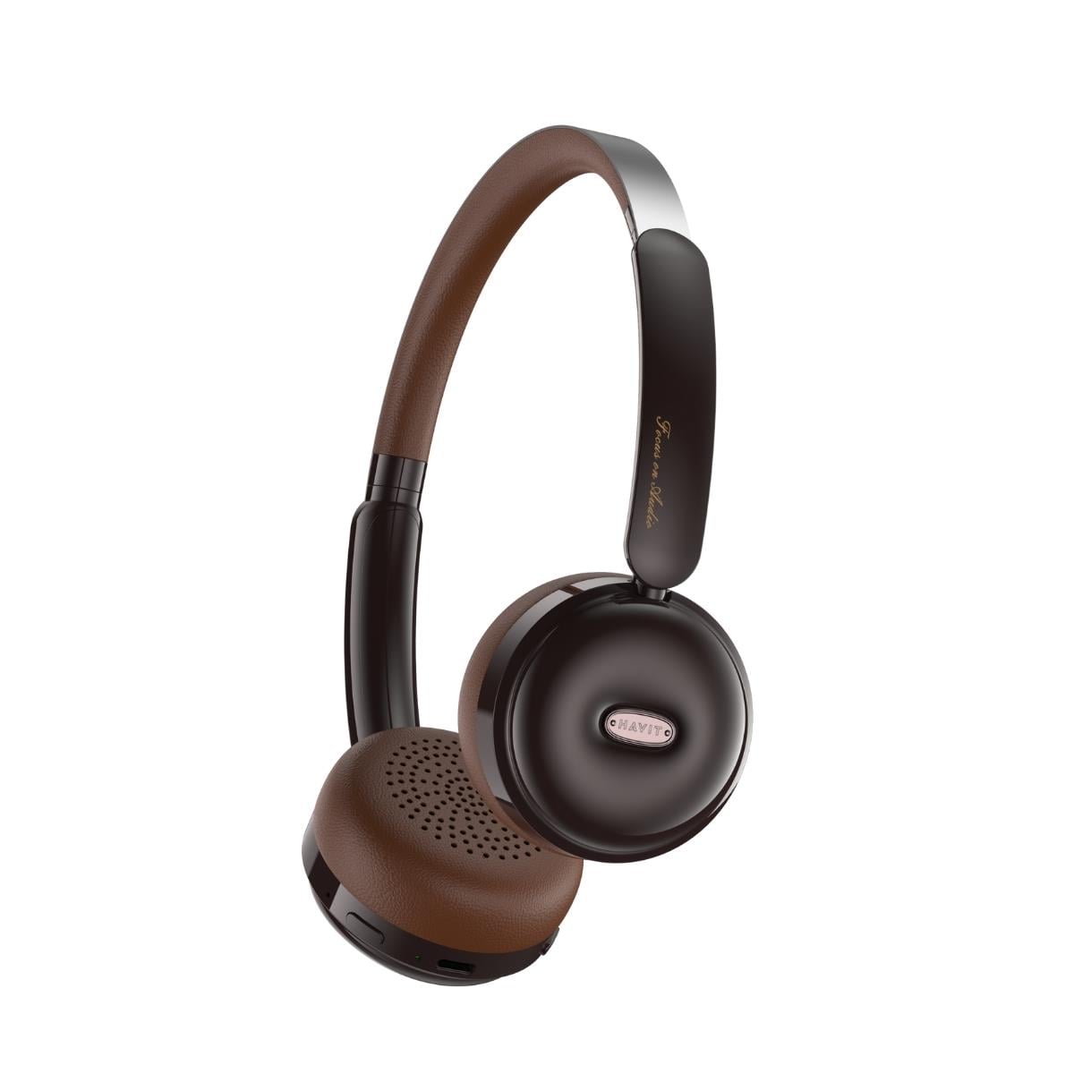 HAVIT H616BT KULAKÜSTÜ BLUETOOTH KULAKLIK KAHVERENGİ