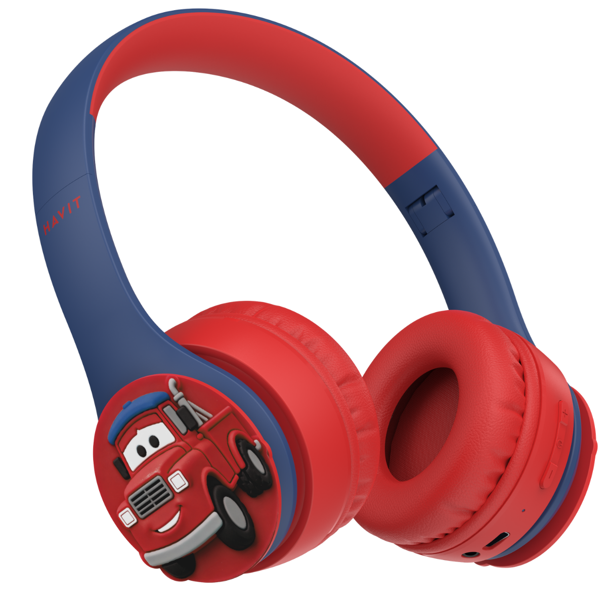 Havit H626BT PRO Kulaküstü Çocuk Bluetooth Kulaklık - Car Design - Mavi