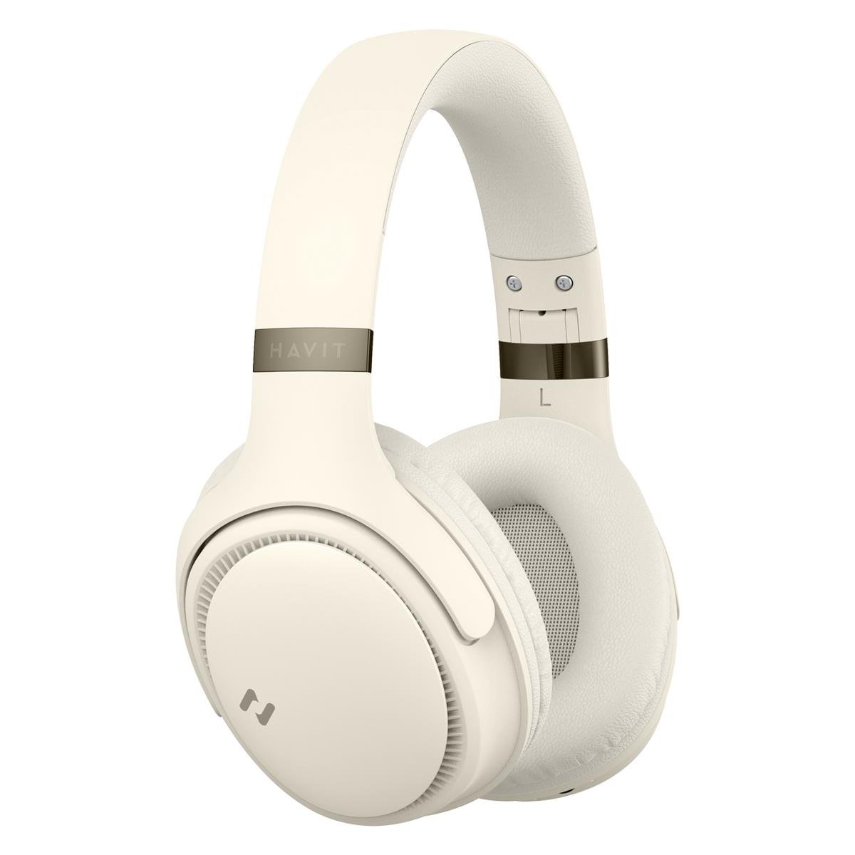 Havit H630BT Katlanabilir Kafa Üstü Mikrofonlu Bluetooth Kulaklık - 36 Saat Kullanım Bluetooth V5.3-Butter