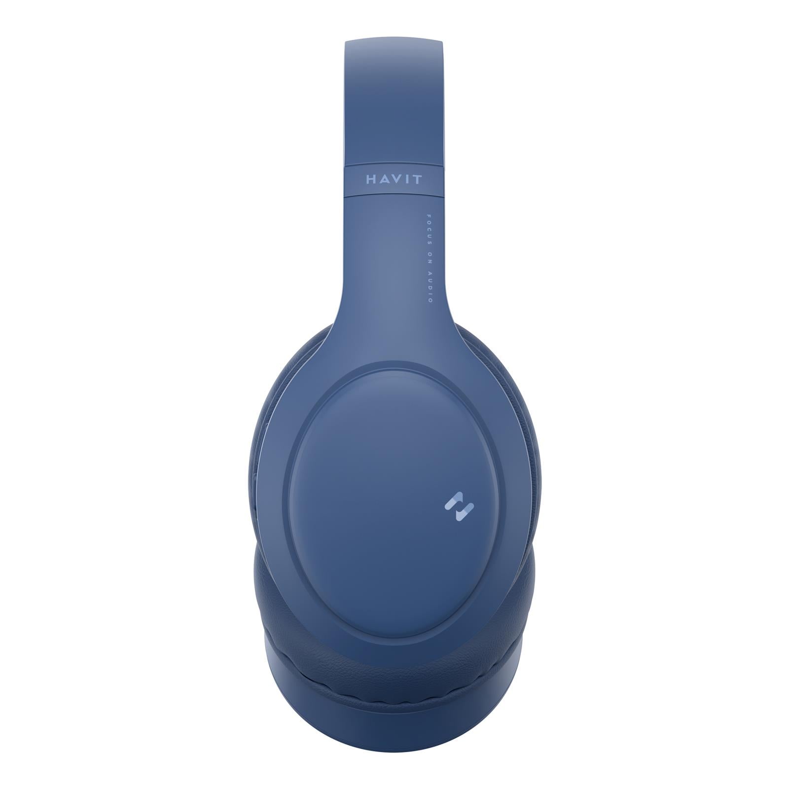 Havit H633BT Bluetooth Kafa Üstü Kulaklık - Mavi