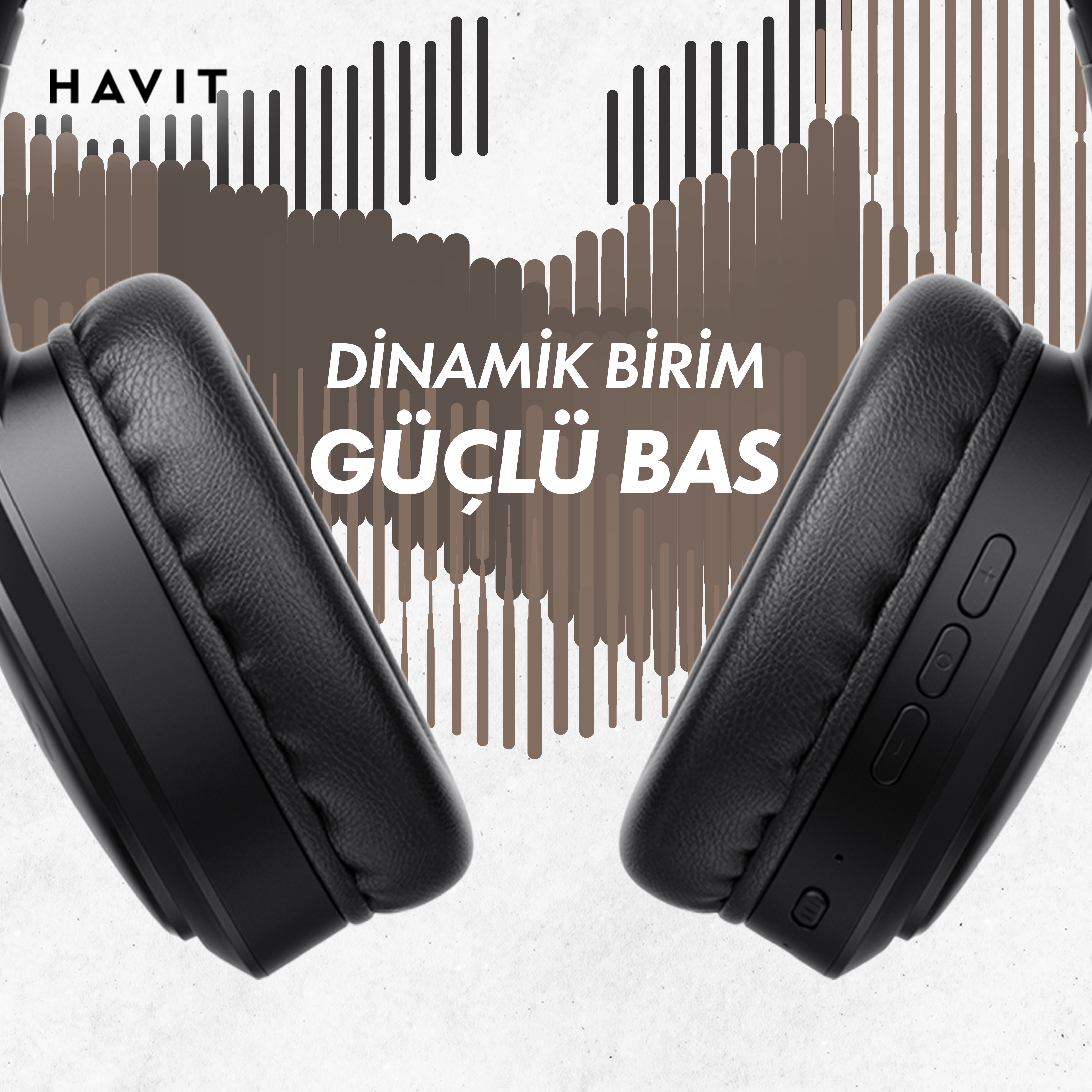 Havit H633BT Bluetooth Kafa Üstü Kulaklık - Siyah
