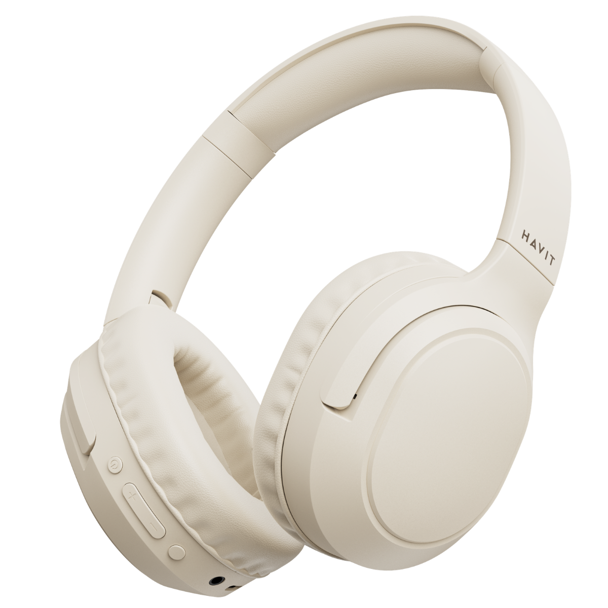 Havit H639BT Katlanabilir Kafa Üstü Bluetooth Kulaklık - BT 6.0 - Bej