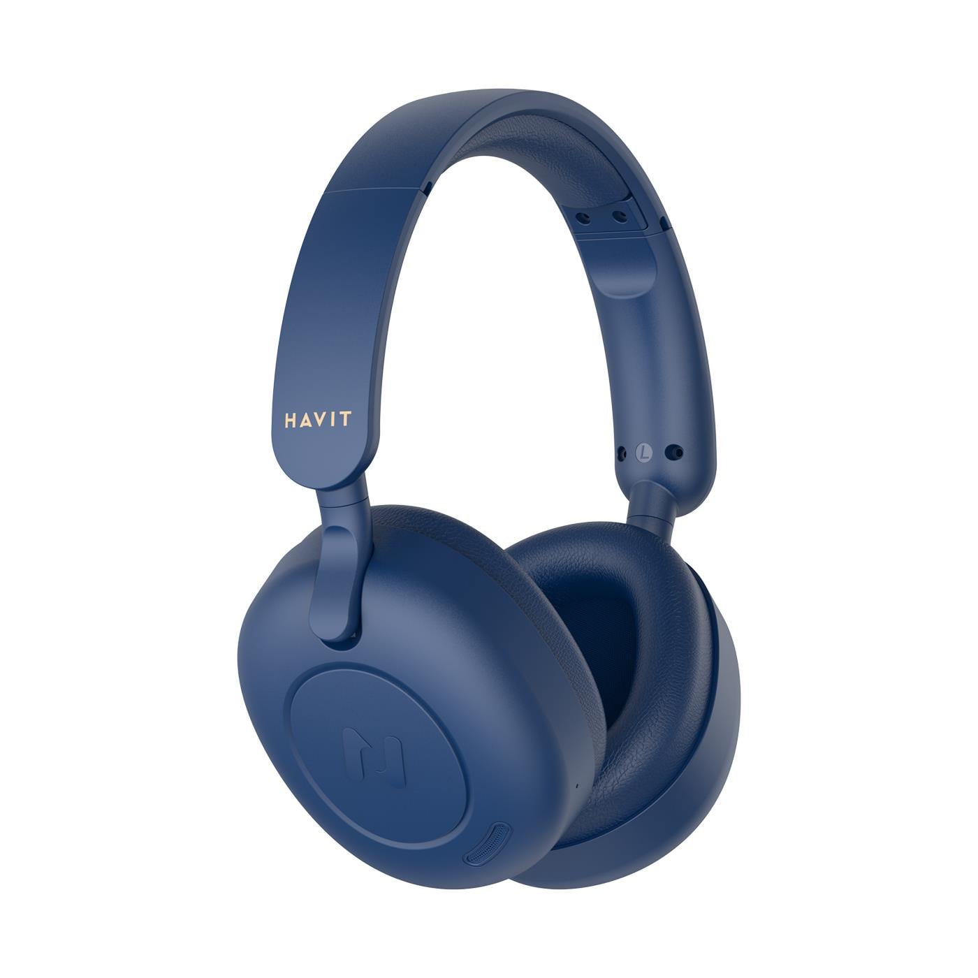 Havit H655bt Hibrit ANC Kablosuz Kulaklık - 76 Saat Batarya, Enc, Anc, Çift Cihaz Desteği, Hi-Res Audio - Mavi
