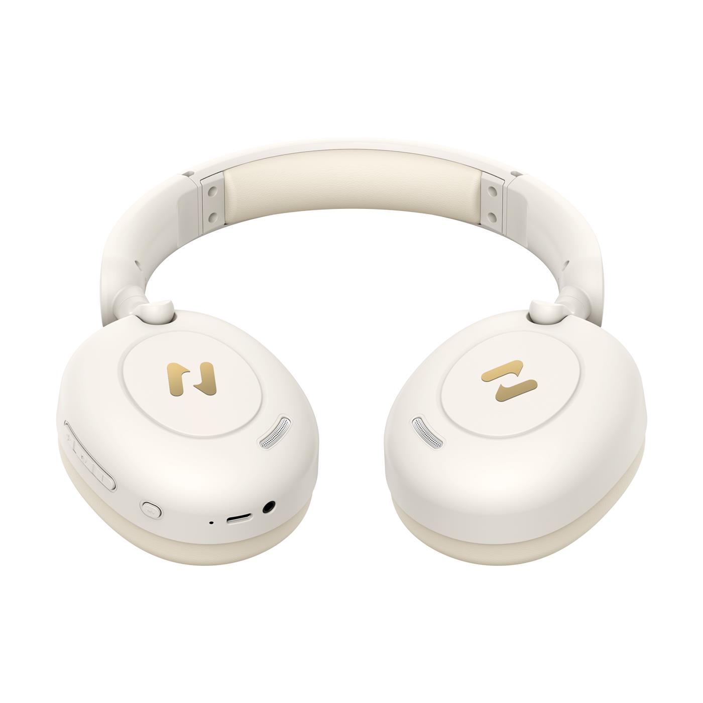 Havit H655BT Pro Hi-Res Anc Kulaküstü Bluetooth Kulaklık - 80 Saat Batarya, Aı Gürültü Önleme-Bej