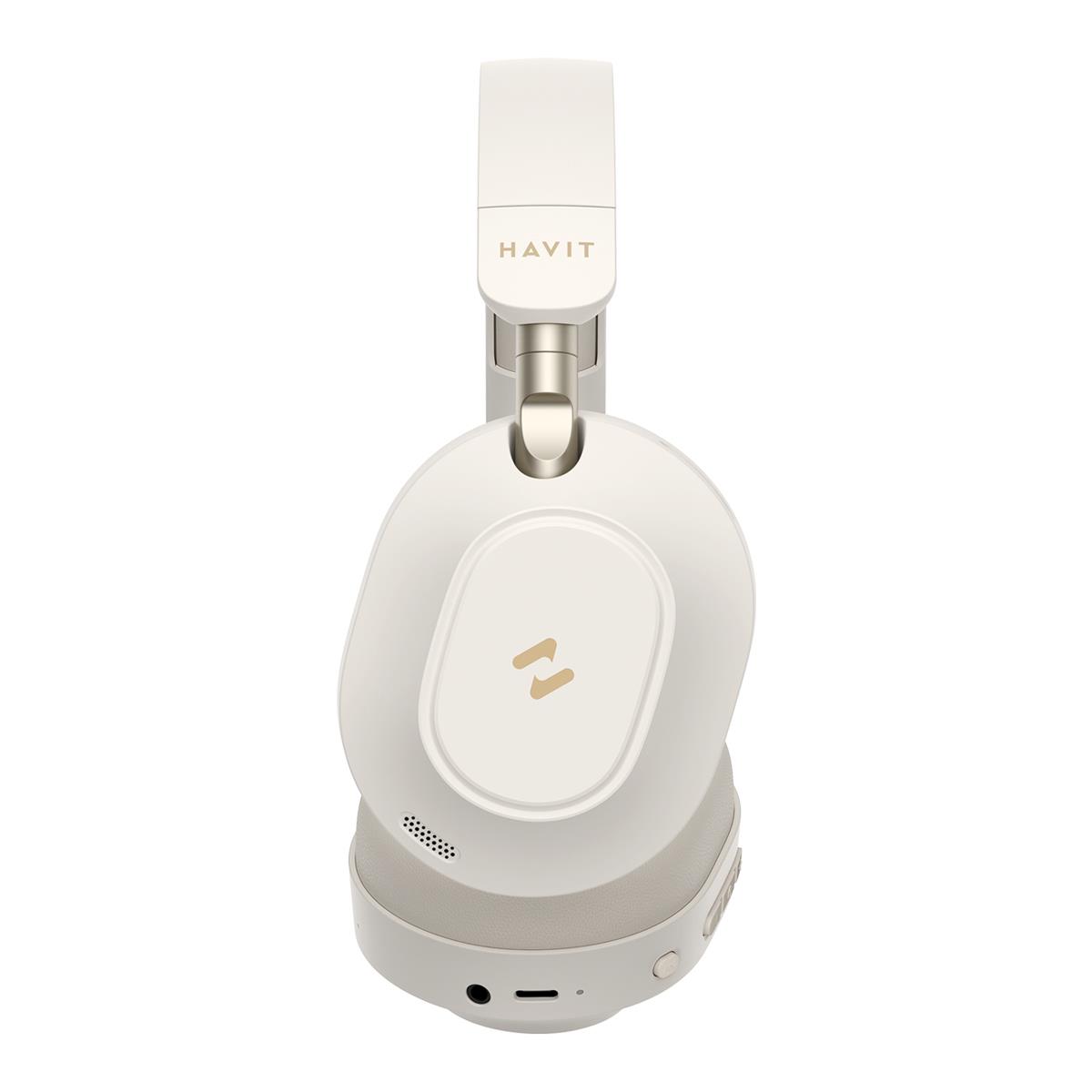 Havit H668BT ANC Bluetooth Kulaküstü Kulaklık - Bej