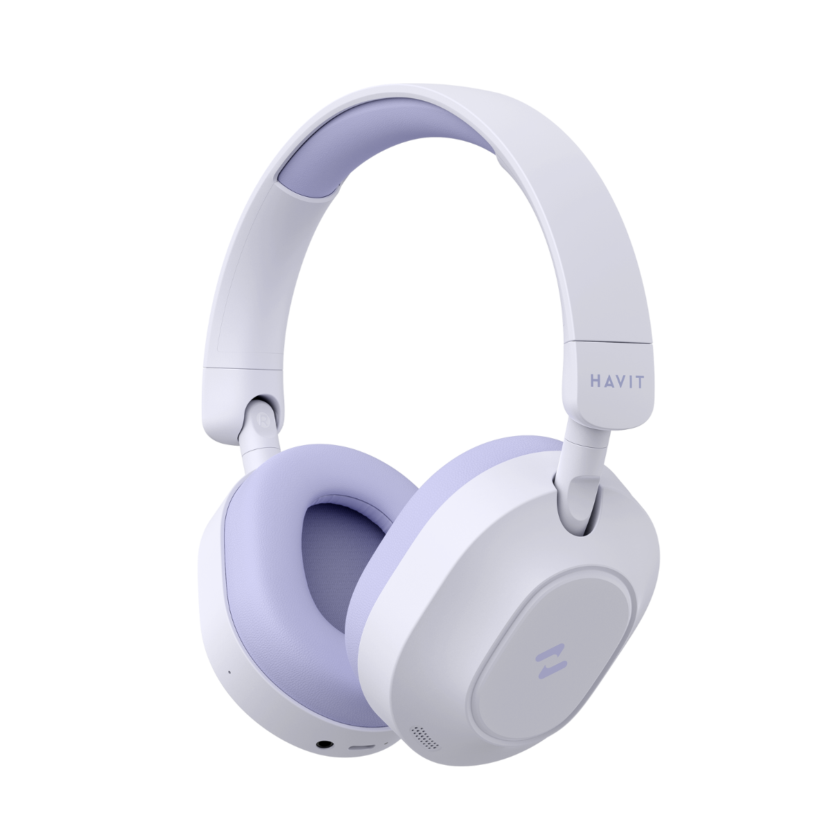 Havit H668BT ANC Bluetooth Kulaküstü Kulaklık - 80 Saat, Anc, Çift Cihaz Desteği, Hi-Res Audio - Mor