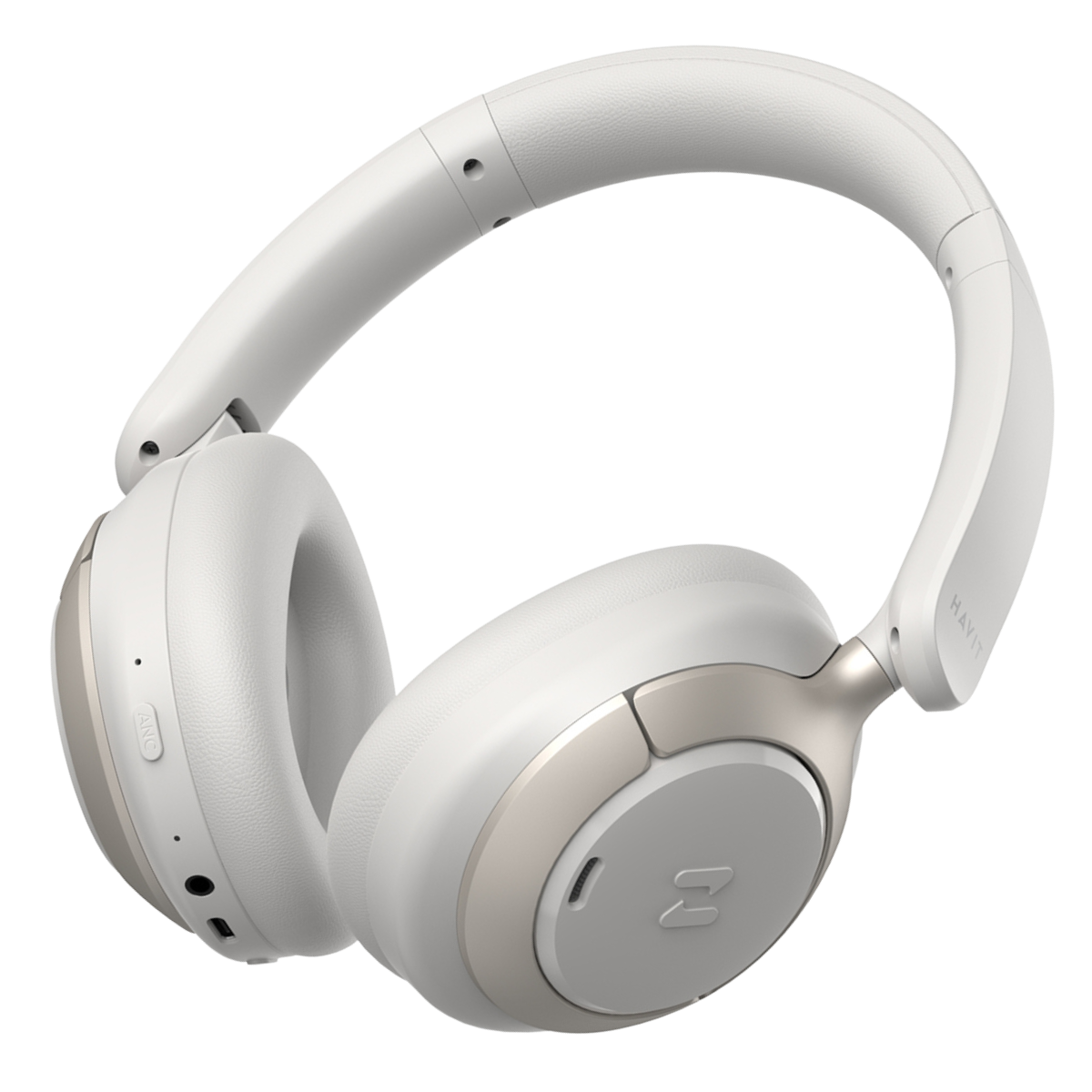 Havit H683BT Hybrid ANC Kafa Üstü Bluetooth Kulaklık Hi-Res - Beyaz