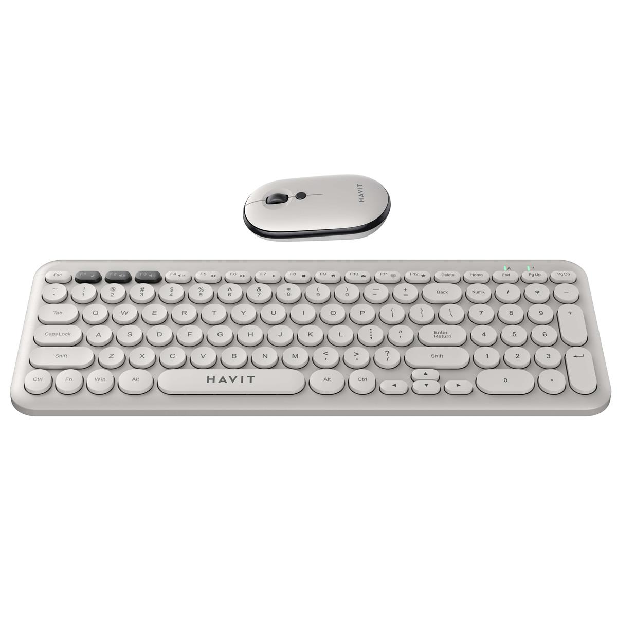 Havit KB254GCM Kablosuz Klavye Mouse Set - Gri