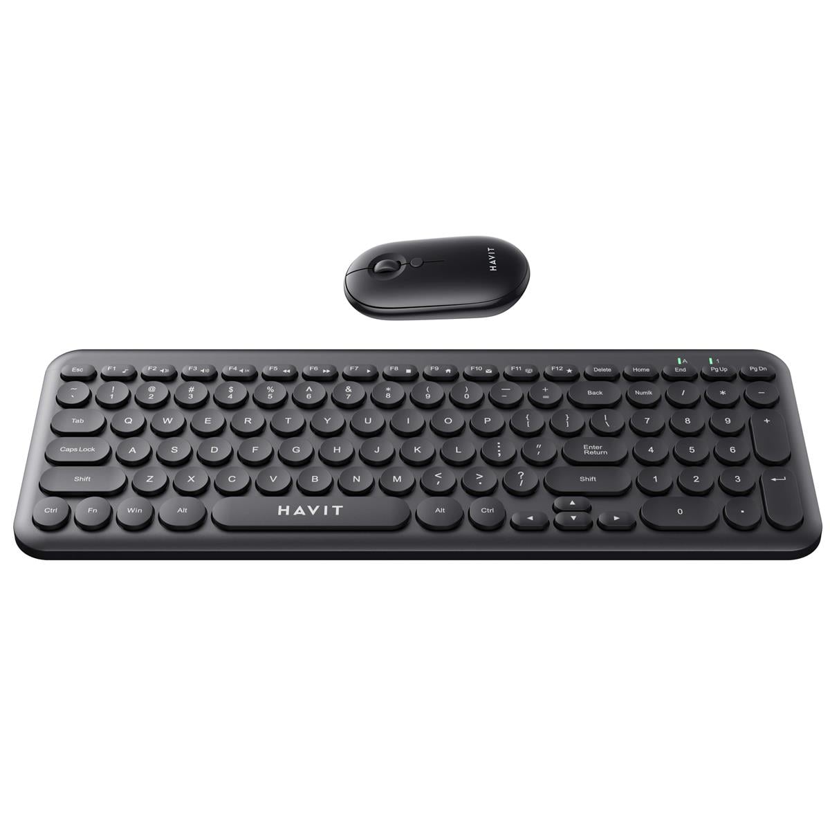 Havit KB254GCM Kablosuz Klavye Mouse Set - Siyah