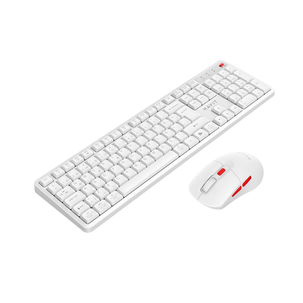 HAVIT KB261WB KABLOSUZ 2.4GHZ  KLAVYE MOUSE SET BEYAZ