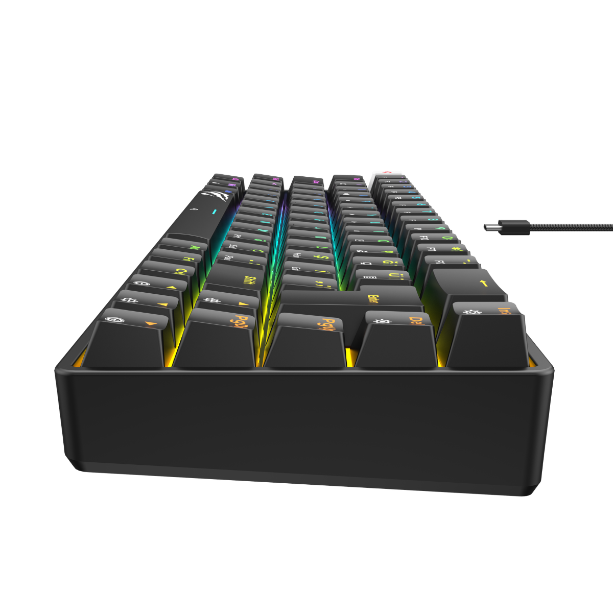 Havit KB860L RGB Oyuncu Klavye - Red Switch - Siyah