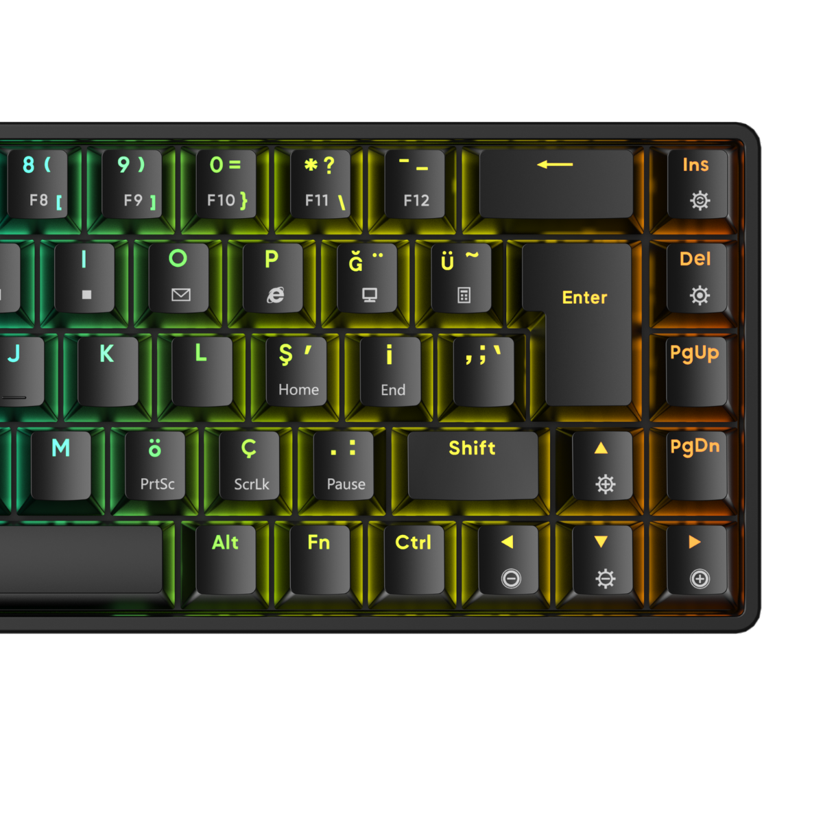 Havit KB860L RGB Oyuncu Klavye - Red Switch - Siyah