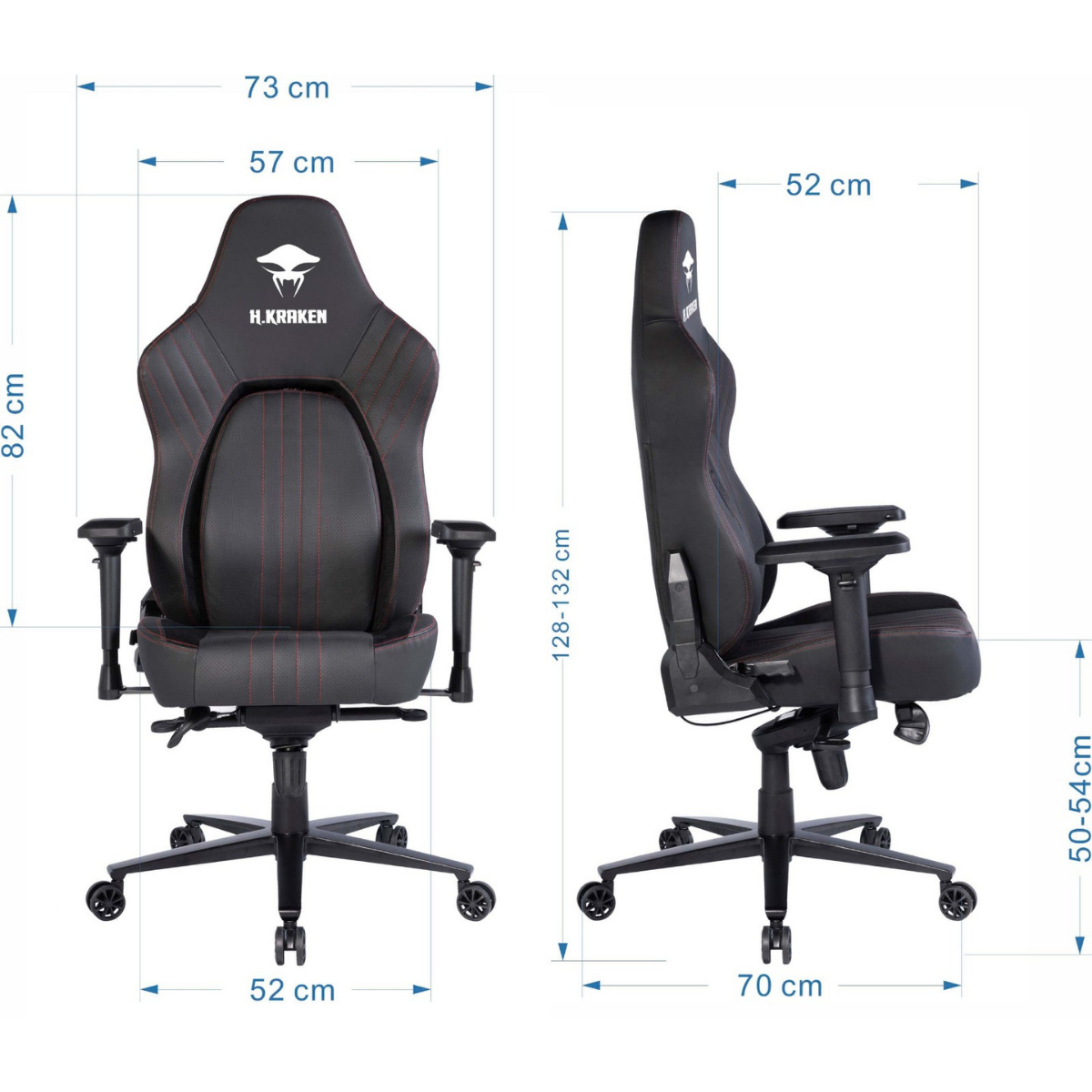 Havit Kraken Meteor-1 Profesyonel Gaming Koltuk - Siyah