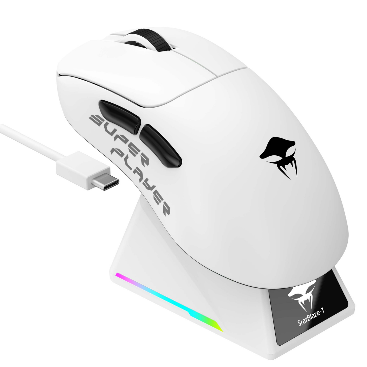 Havit Kraken StarBlaze-1 RGB Kablosuz Gaming Mouse 26000 DPI PAW3395 - Beyaz