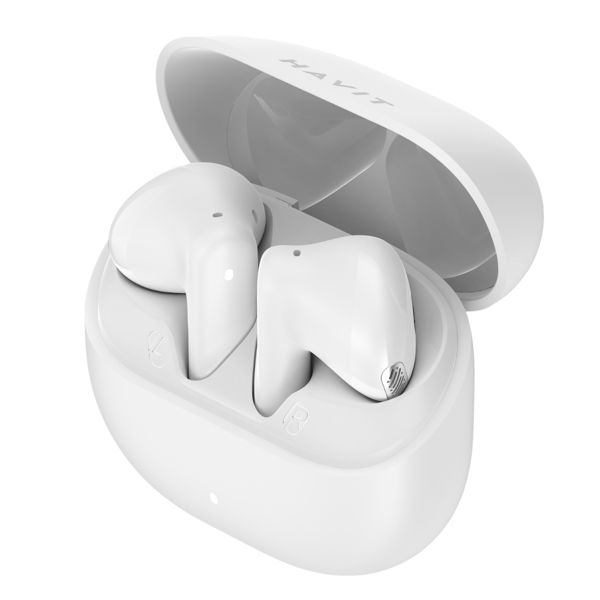 Havit Life 04T TW888 TWS Bluetooth Kulaklık - BT 6.0, 30 Saat Oynatma, Şarj Kutulu - Beyaz