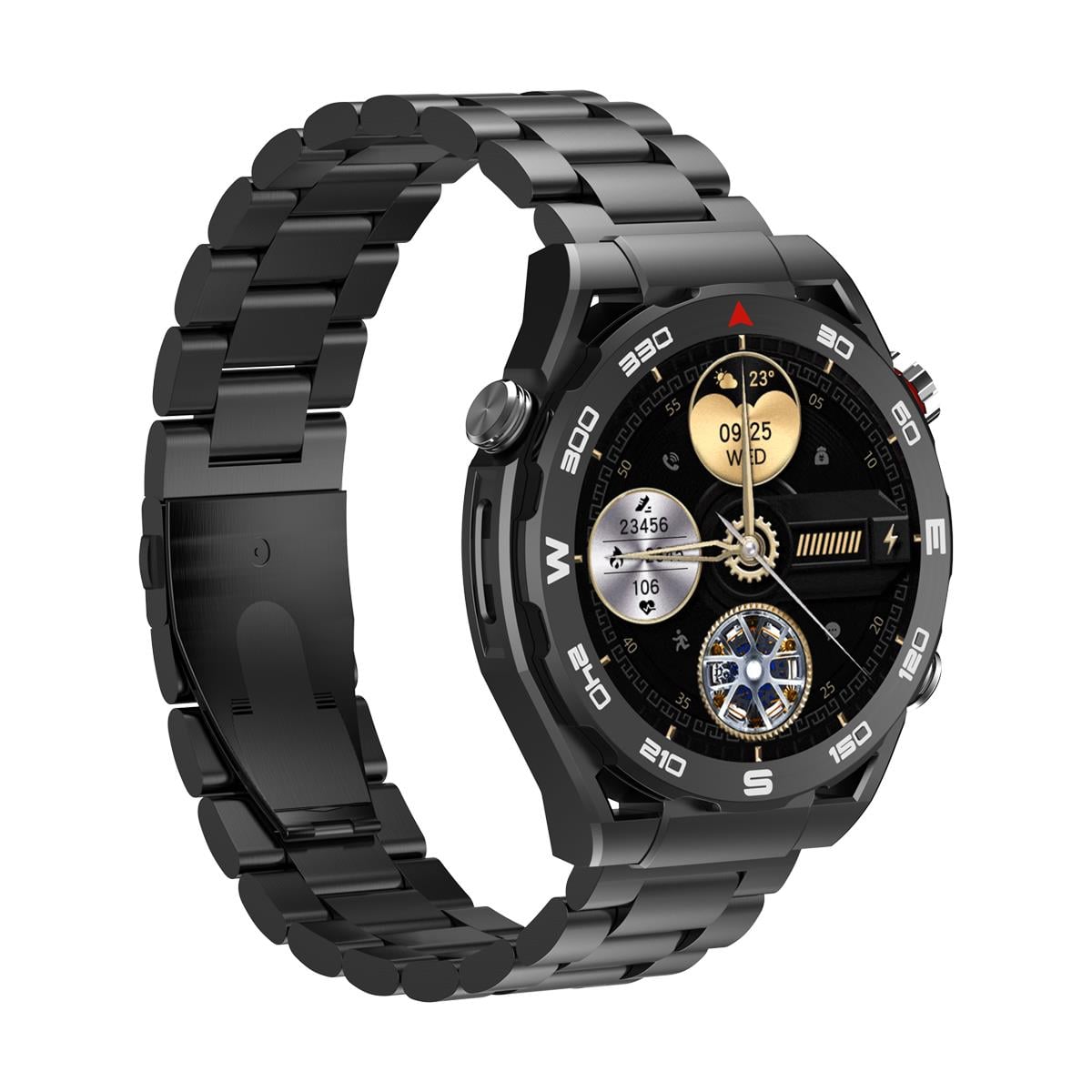 Havit M9030 ULTRA Amoled HD 46MM Akıllı Saat Siyah Metal Kordon