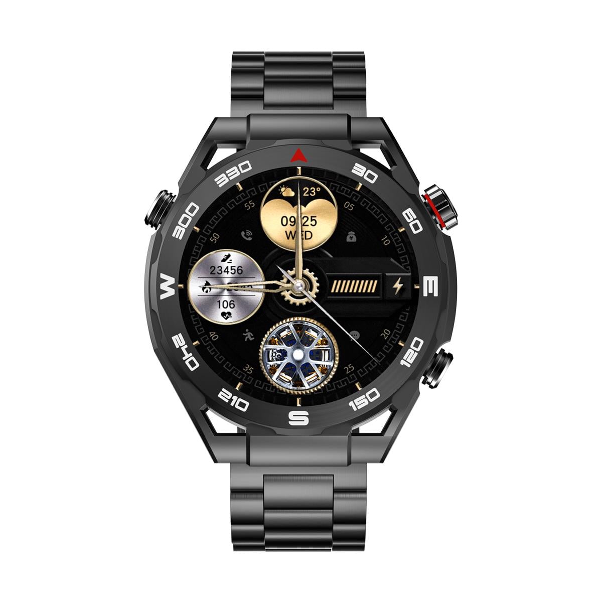 Havit M9030 ULTRA Amoled HD 46MM Akıllı Saat Siyah Metal Kordon