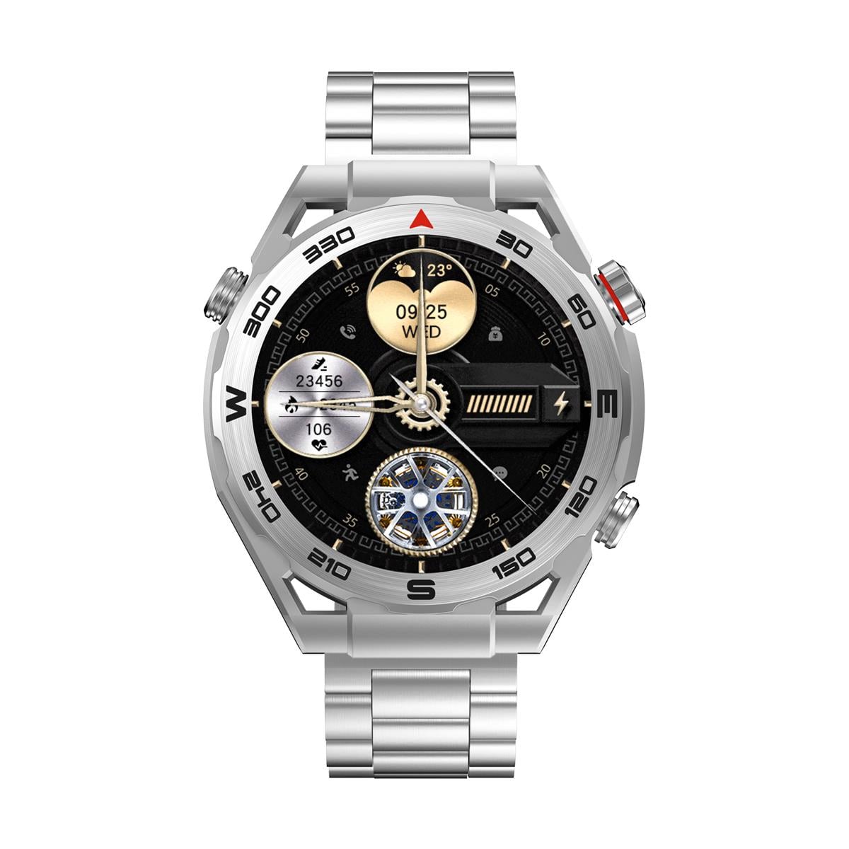 Havit M9030 ULTRA Amoled HD 46MM Akıllı Saat Gri Metal Kordon